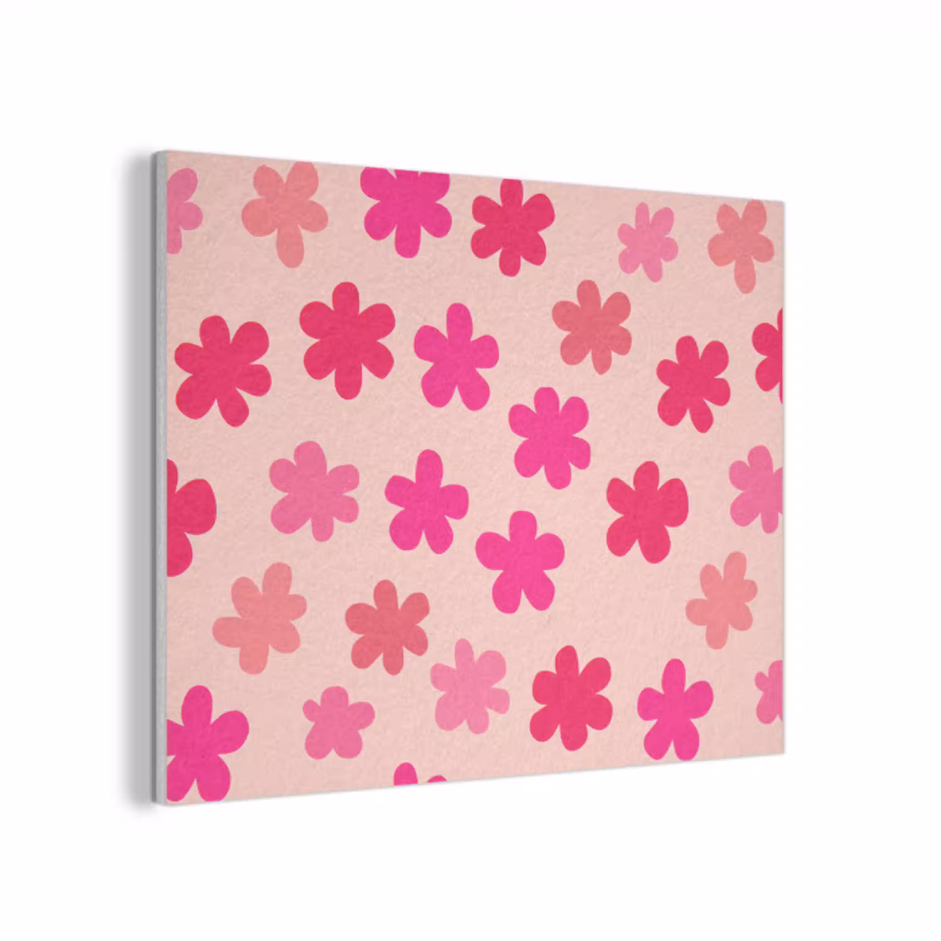 Bloemen - Patroon - Roze PET vilt klein -3d