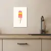 Schepijs - Hoorntje - Illustratie - Minimalistisch KitchenYeah - Keuken - Canvas klein -sfeer2