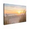Zonsondergang - Duinen - Zee Tuinposter op houten frame 2 cm dik klein -3d
