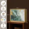 Groen - Modern - Marmer - Abstract Light Box met batterij (Wandlamp) middel -USP_websiteoverzichtNL