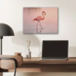 Flamingo - Water - Roze PET vilt klein -sfeer5