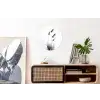 Minimalistisch - Stelen - Wit Wandcirkel aluminium klein -kantoor