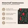 Illustratie - Kerst - Sterren - Groen Inductie beschermer vinyl 3mm middel 274 -tsfeer2_DE