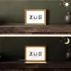 Zus - Lettercollage Light Box met kabel (Tafellamp) klein -sfeer3