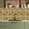 Modern - Cirkel - Goud keuken achterwand 2 middel 871 -sfeer3
