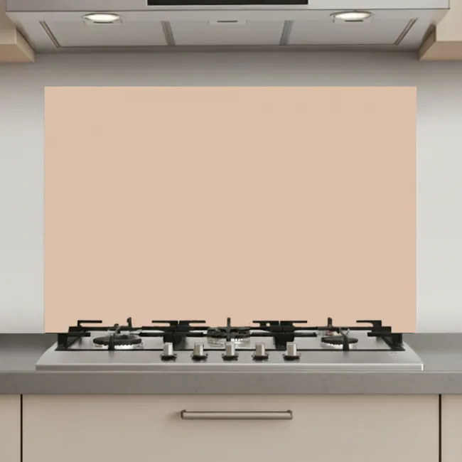 Beige - Kleuren - Effen keuken achterwand spatscherm klein 900 -3d_website