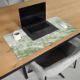 Grassen - Minimalistisch - Groen Muismat XXL klein -sfeer1