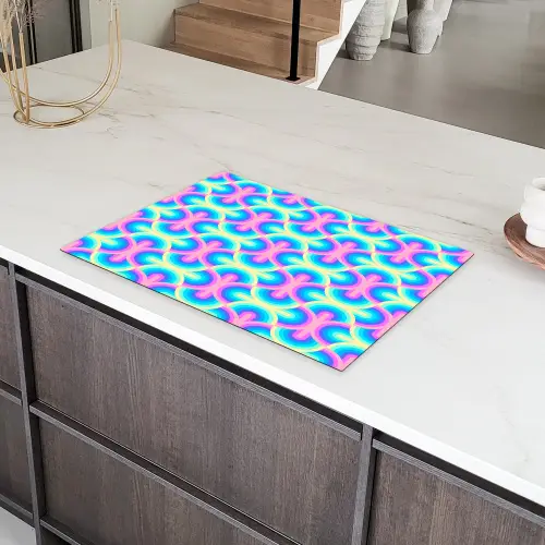 Regenboog - Neon - Kleuren Inductie beschermer vinyl 3mm klein 276 -sfeer8