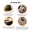 Zomerse Klaprozenpracht Inductie beschermer vinyl 3mm klein -zzzzzzz-td-werking