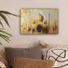 Moskee - Goud - Arabisch - Ramadan - Islamitische canvas 2cm klein -sfeer1