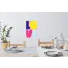Love - Valentijn - Kleurrijk Muursticker klein -eettafel