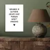 Quotes - Herinner je gisteren droom over morgen geniet vandaag - Spreuken aluminium wit klein -sfeer2