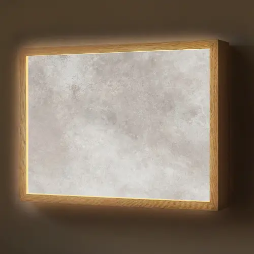 Beton - Grijs Light Box met batterij (Wandlamp) middel -z3d_website