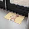 Handdoeken - Vrouw - Jurk - Roze Deurmat klein -sfeer2