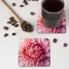 Dahlia - Bloem - Close up - Roze onderzetter kurk middel -sfeer2
