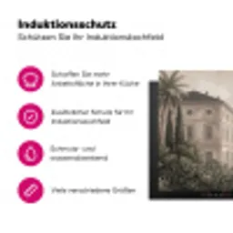 Zee - Villa - Beige Inductie beschermer vinyl 3mm klein -zzzzzzz-lf-ups