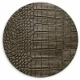 Krokodillenleer - Structuur - Groen Wandcirkel kunststof plaat 5mm dik klein -3d