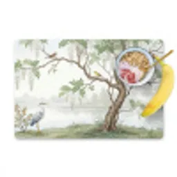 Reiger - Landschap - Groen Placemat vinyl groot -zzzproduct_Kitchenyeah-website