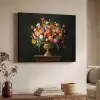Goud - Bloemen - Kleuren - Vaas Textielframe zwart klein -sfeer3