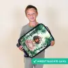 Meisje met donkere krullen in het bos Kinderkoffer - Zwart klein -sfeer4_NL