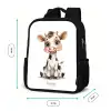 Baby koe Rugzak - Zwart middel -productfoto_formaten