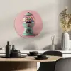 Kauwgom - Retro - Snoep - Roze KitchenYeah - Keuken - Wandcirkel Forex klein -sfeer2