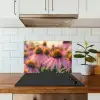 Bloemen - Paars - Bijen keuken achterwand spatscherm klein -sfeer2