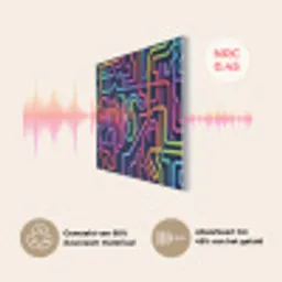 Retro - Abstract - Neon PET vilt klein -USP_NL
