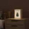 Beer - Donkerbruin - Minimalistisch Light Box met kabel (Kinderlampje) klein -sfeer1_kind