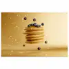 Pannenkoeken - Eten - Honing - Geel poster papier klein -3d