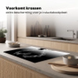 Harmonie in Zwart en Wit Inductie beschermer vinyl 3mm klein -sfeer1