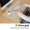 Organisch - Textuur - Beige Muismat XXL klein 681 -sfeer3
