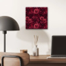 Dahlias - Bloemen - Rood aluminium wit klein 46 -sfeer5