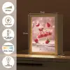 Aardbei - Taart- Eten - Roze Light Box met kabel (Tafellamp) klein -USP_NL