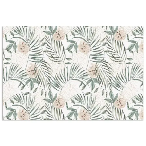 Bohemian - Bladeren - Bloemen - Tropisch poster papier klein -3d