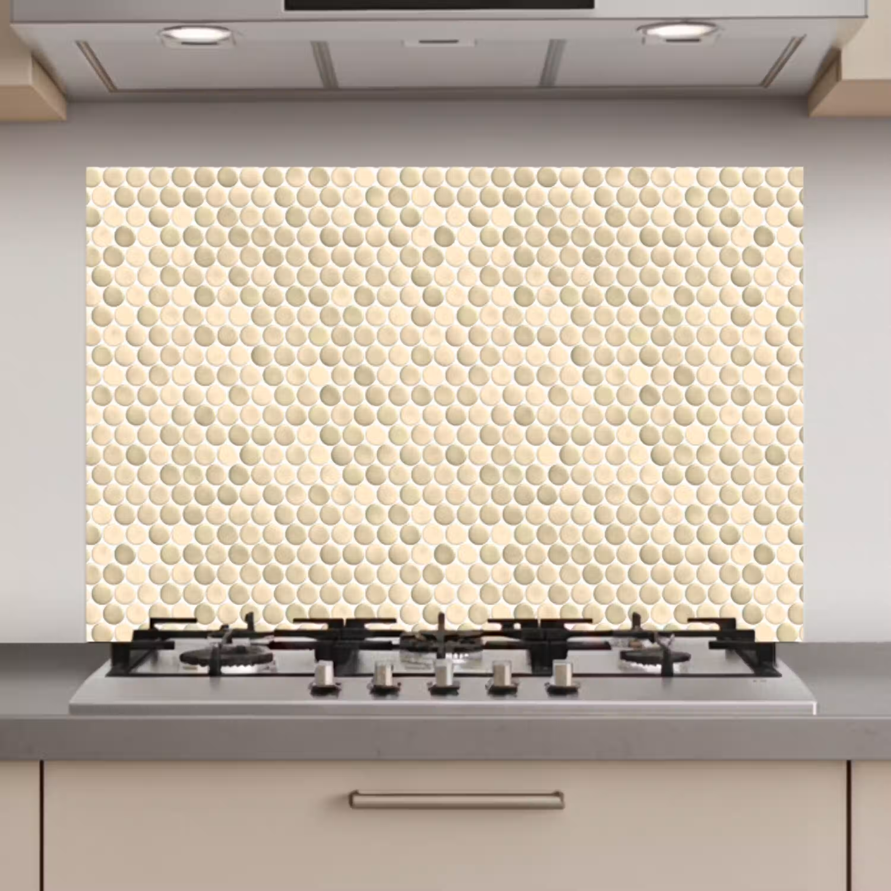 Penny - Mozaïek - Zand keuken achterwand spatscherm klein 900 -3d_website