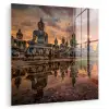 Boeddha beelden - Zonsondergang - Water - Boeddhisme plexiglas 5mm klein -zzzproduct_nieuw