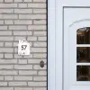 Grijze patronen - Traditioneel Naambord Huisje klein -sfeer1