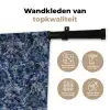 Graniet - Blauw - Koel Wandkleed katoen klein 269 -sfeer2