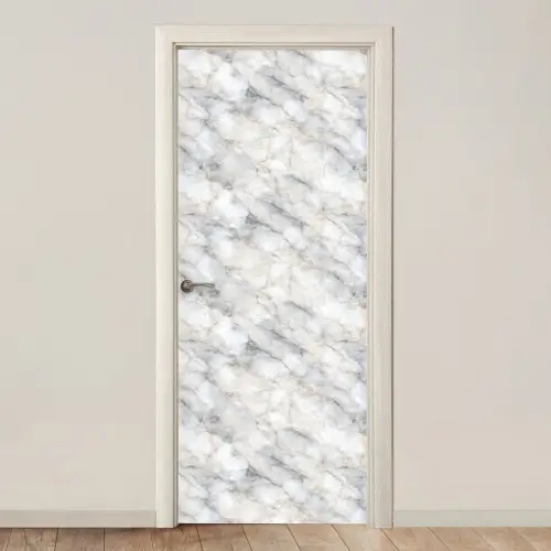 Grijs - Marmer - Gedetailleerd deurposter klein 289 -3d_beige
