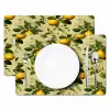 Citroen - Groen - Bloesem Placemat vinyl groot 368 -zzsfeer2_Kitchenyeah-website