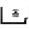 Opa - Quotes - Best grandpa ever - Spreuken Inductie beschermer vinyl 3mm klein -3d