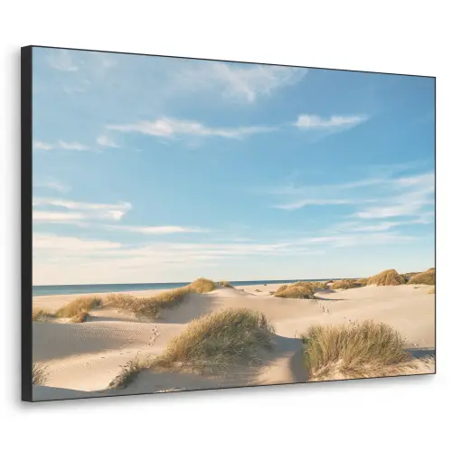Duinen - Zomer - Landschap - Zee - Strand Textielframe - compleet frame klein -3d