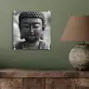 Boeddha - Grijs - Spiritualiteit - Buddha beeld - Religie plexiglas 5mm klein -sfeer3