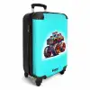 Monstertruck op Lichtblauwe Achtergrond NBS - Handbagage koffer - Unisex middel -productfoto_3d