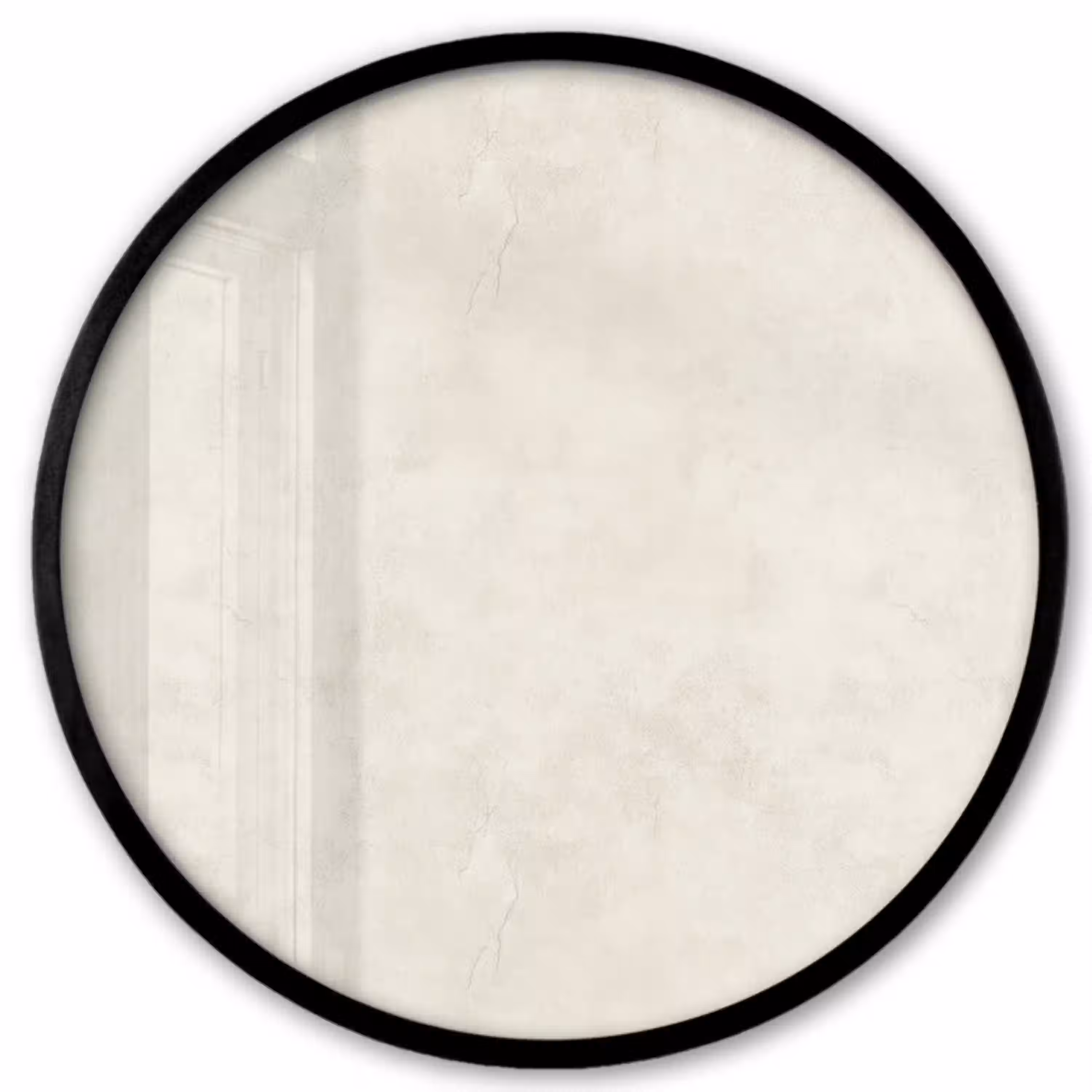 Crème - Egaal - Beton Fotolijst rond zonder passe partout klein 856 -3d
