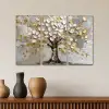 Boom - Wit - Goud - Verflook Canvas - Meerluiken 3 luik klein -sfeer3