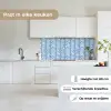 Patroon - Streep - Blauw keuken achterwand 2 middel 871 -sfeer4_NL