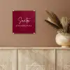 Santa - Wine - Rood - Kerst - Kerstman plexiglas 5mm klein -sfeer5
