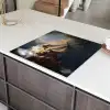 De storm op het meer van Galilea - Rembrandt van Rijn Inductie beschermer vinyl 3mm middel -sfeer8
